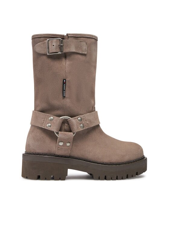 Tommy Jeans Botine Tjw Urban Biker Boot Suede EN0EN02729