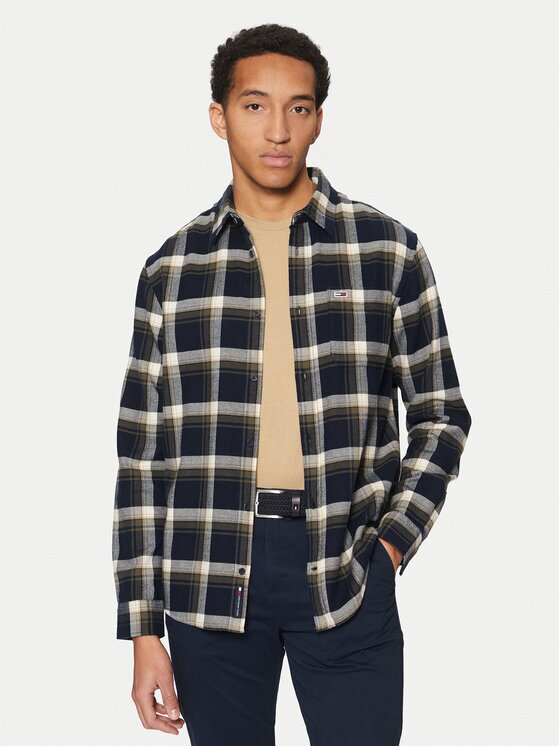 Tommy Jeans Cămașă Check Flannel DM0DM20670 Regular Fit