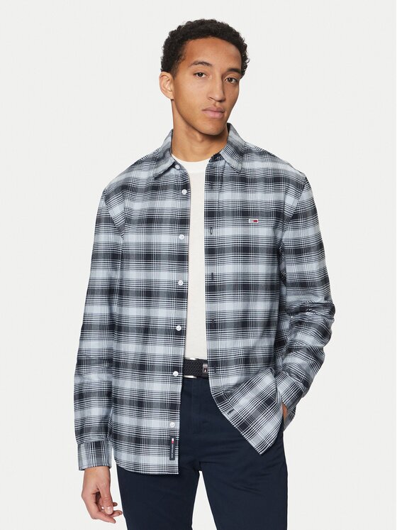 Tommy Jeans Cămașă Check Oxford DM0DM21096 Regular Fit