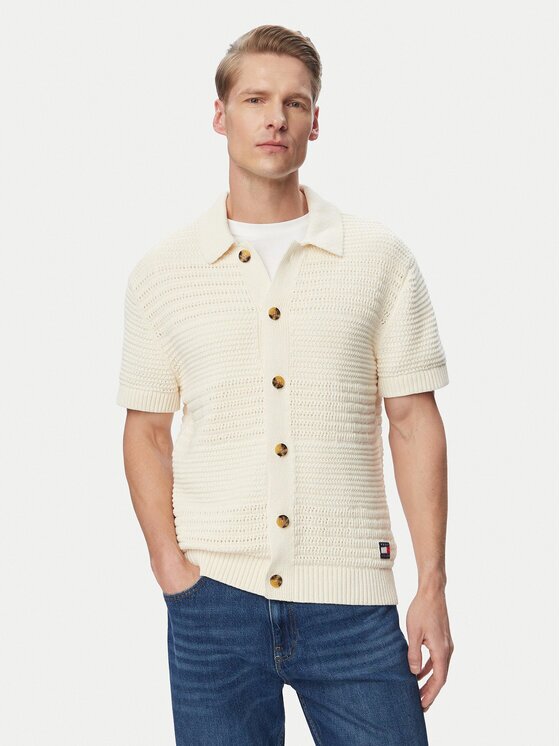 Tommy Jeans Cămașă Crochet DM0DM23373 Regular Fit
