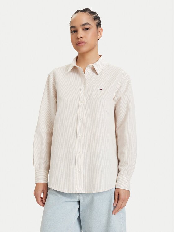 Tommy Jeans Cămașă DW0DW22209 Relaxed Fit