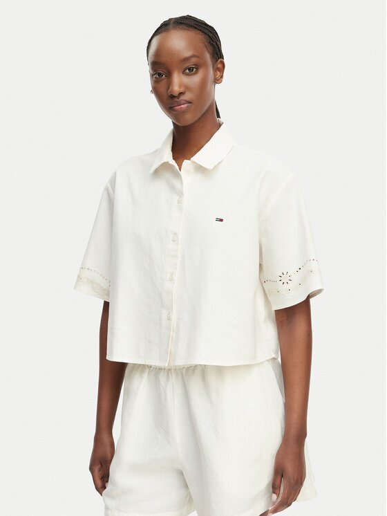 Tommy Jeans Cămașă DW0DW22214 Relaxed Fit