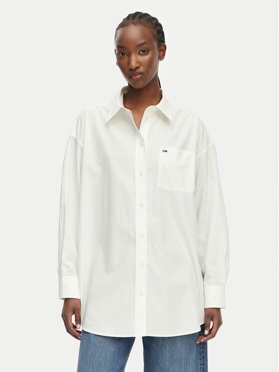 Tommy Jeans Cămașă Essential DW0DW22936 Oversize