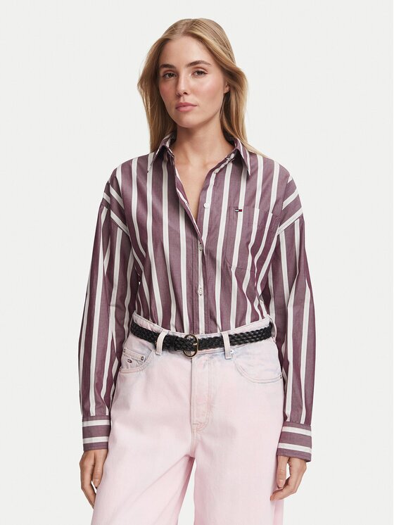 Tommy Jeans Cămașă Essential DW0DW23340 Oversize