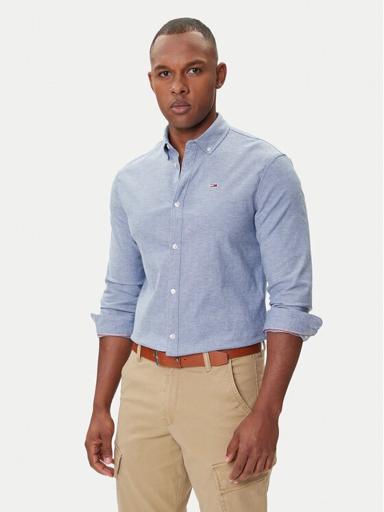 Tommy Jeans Cămașă Oxford DM0DM09594 Slim Fit