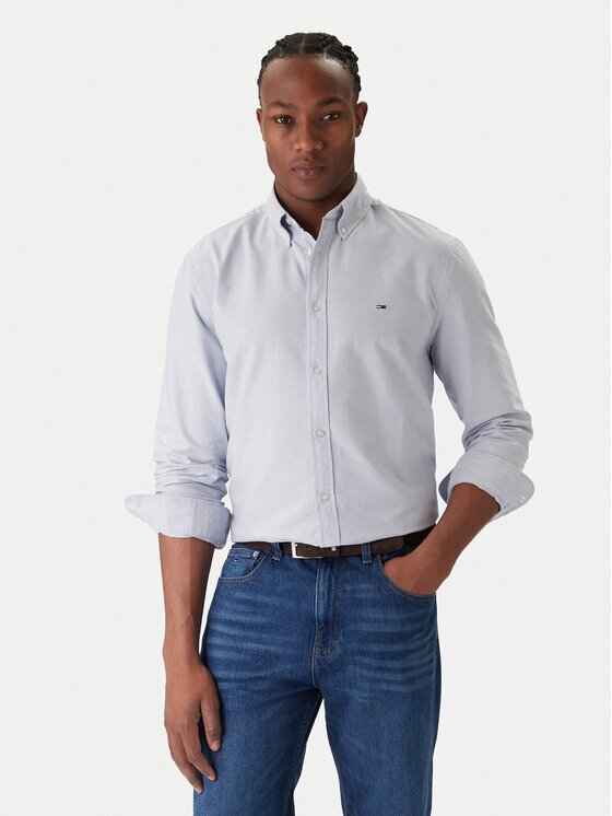 Tommy Jeans Cămașă Oxford DM0DM22836 Regular Fit