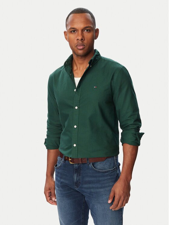 Tommy Jeans Cămașă Oxford DM0DM23711 Regular Fit