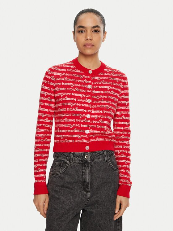Tommy Jeans Cardigan DW0DW19340 Slim Fit