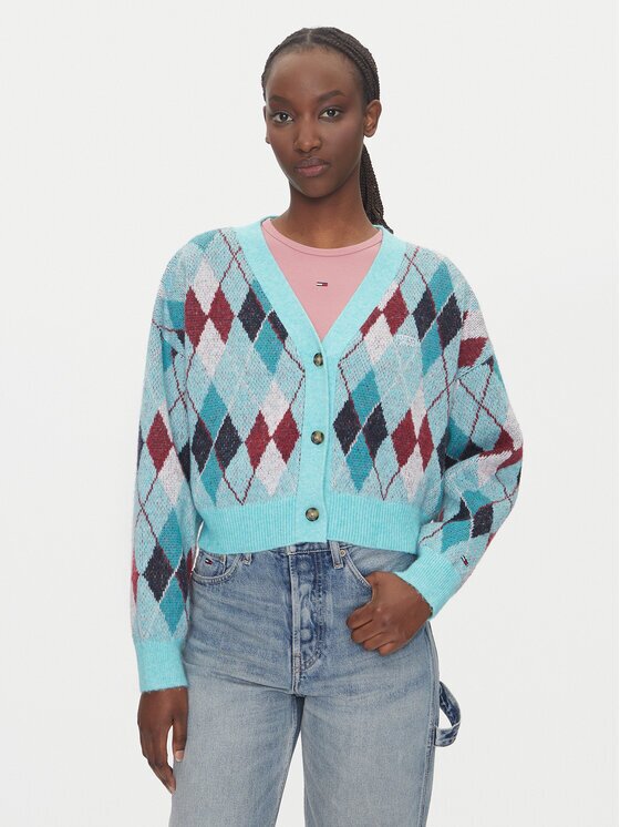 Tommy Jeans Cardigan DW0DW21180 Relaxed Fit