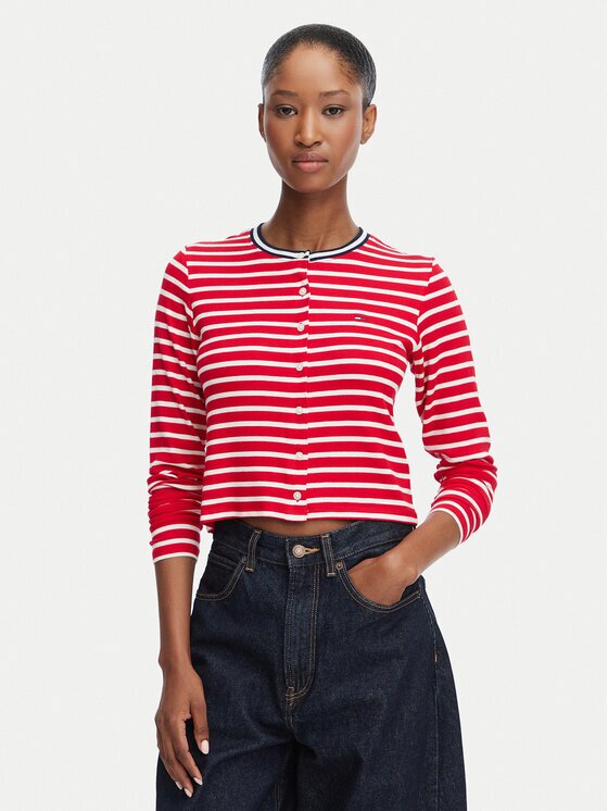 Tommy Jeans Cardigan DW0DW22805 Slim Fit