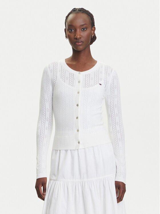 Tommy Jeans Cardigan Pointelle DW0DW20966 Regular Fit