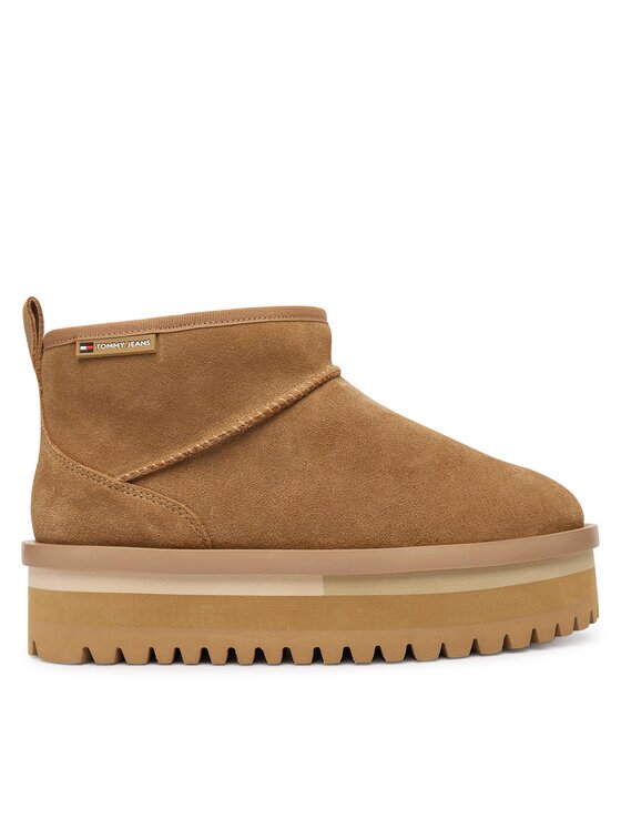 Tommy Jeans Cizme de zăpadă Tjw Flatform Snow Boot Suede EN0EN02841
