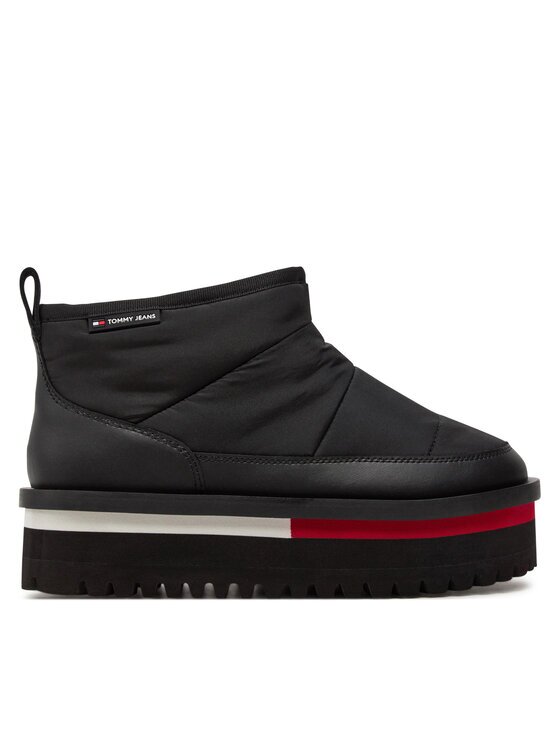 Tommy Jeans Cizme de zăpadă Tjw Nylon Flatform Boot Wl EN0EN02689