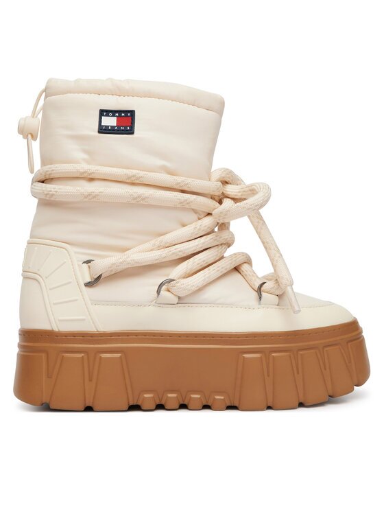 Tommy Jeans Cizme de zăpadă Tjw Platform Nylon Snowboot Wl EN0EN03163