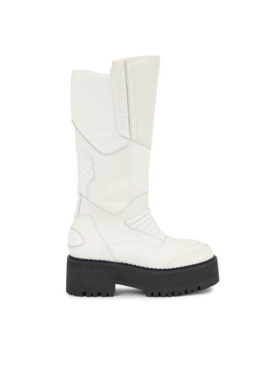 Tommy Jeans Cizme Tjw Long Shaft Biker Boot EN0EN02376