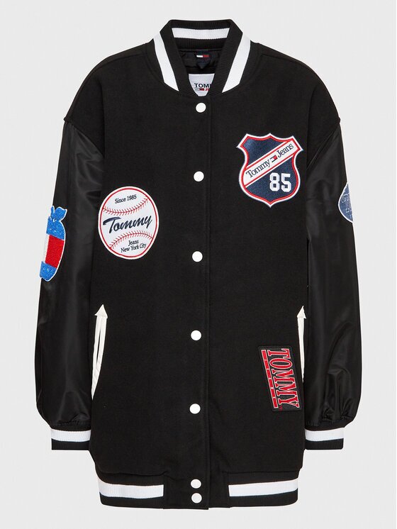 Tommy Jeans Curve Geacă bomber Letterman DW0DW15076 Oversize