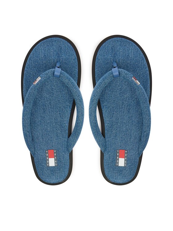 Tommy Jeans Flip flop Tjw Padded Denim Casual Sandal EN0EN03021