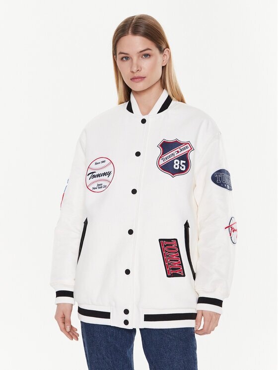Tommy Jeans Geacă bomber Letterman DW0DW14940 Oversize