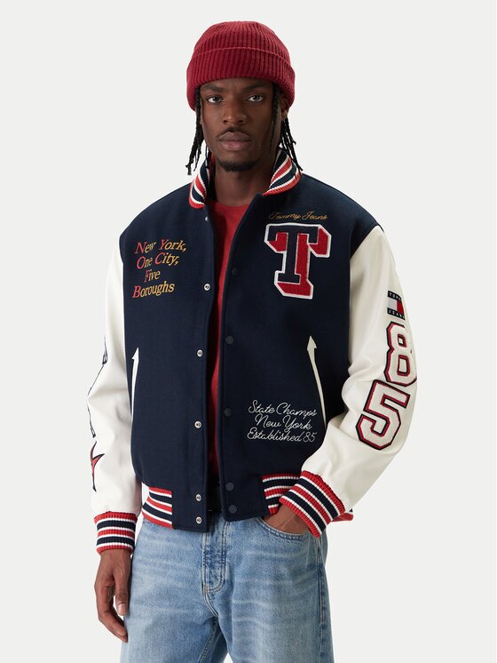 Tommy Jeans Geacă bomber Varsity DM0DM22729 Regular Fit