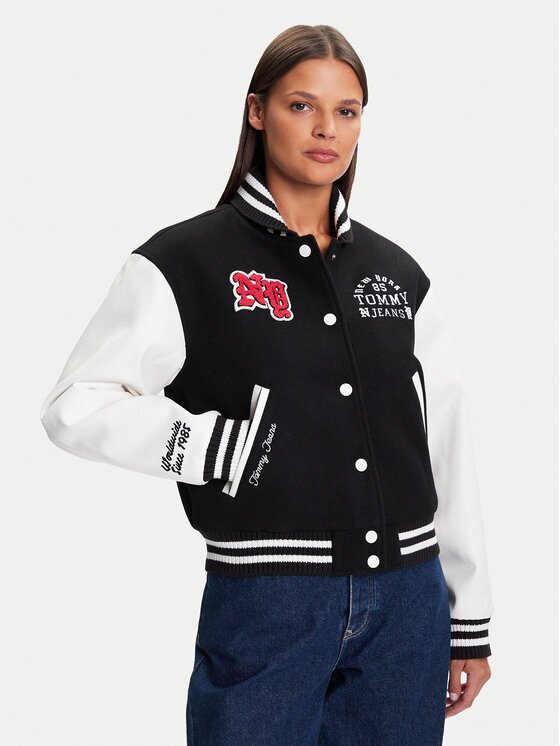 Tommy Jeans Geacă bomber Varsity DW0DW21628 Regular Fit