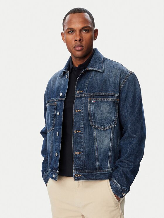 Tommy Jeans Geacă de blugi Archive DM0DM23574 Regular Fit