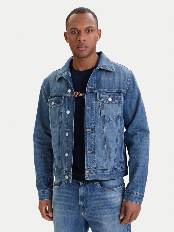 Tommy Jeans Geacă de blugi Ryan DM0DM23003 Regular Fit