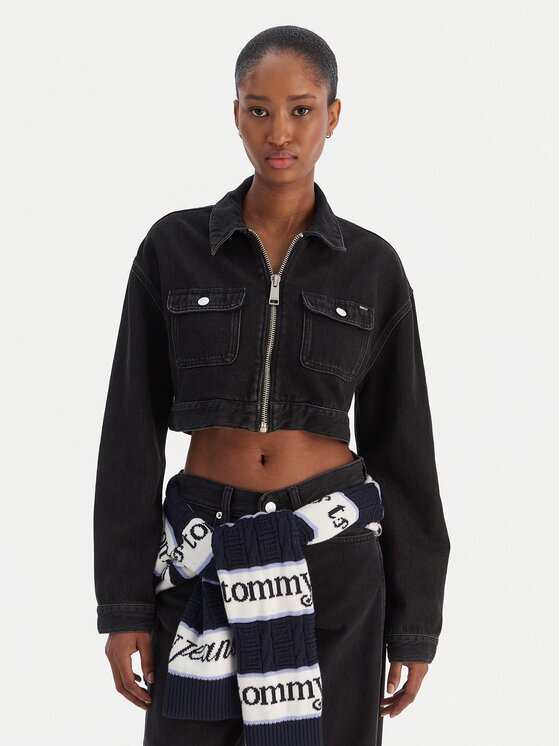 Tommy Jeans Geacă de blugi Station DW0DW22523 Regular Fit