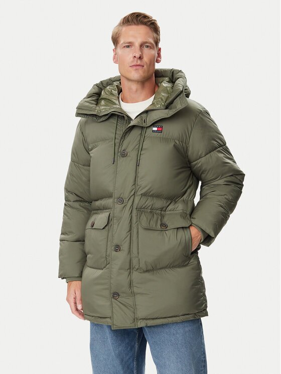 Tommy Jeans Geacă de iarnă DM0DM23730 Relaxed Fit