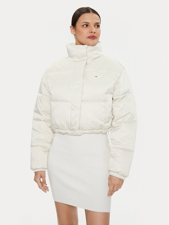 Tommy Jeans Geacă de iarnă Satin DW0DW18292 Regular Fit