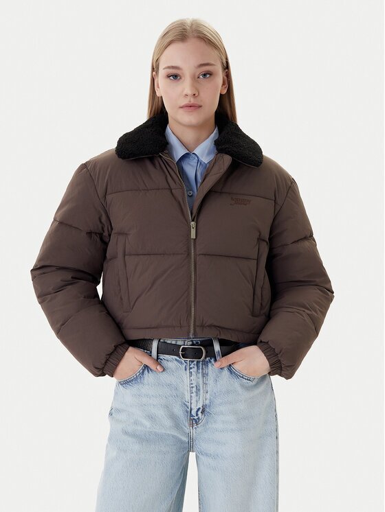 Tommy Jeans Geacă de iarnă Teddy DW0DW22049 Regular Fit