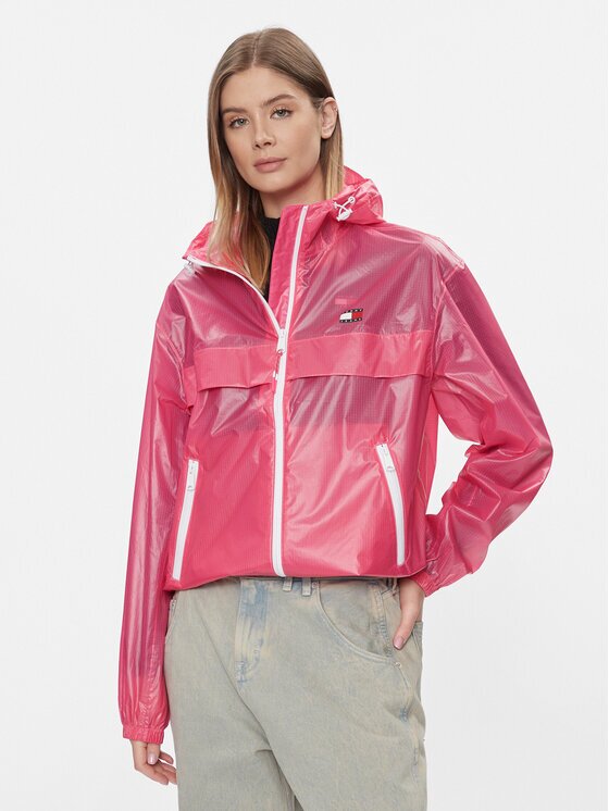 Tommy Jeans Geacă de vânt Tjw Glossy Tech Chicago Ext DW0DW17229 Regular Fit