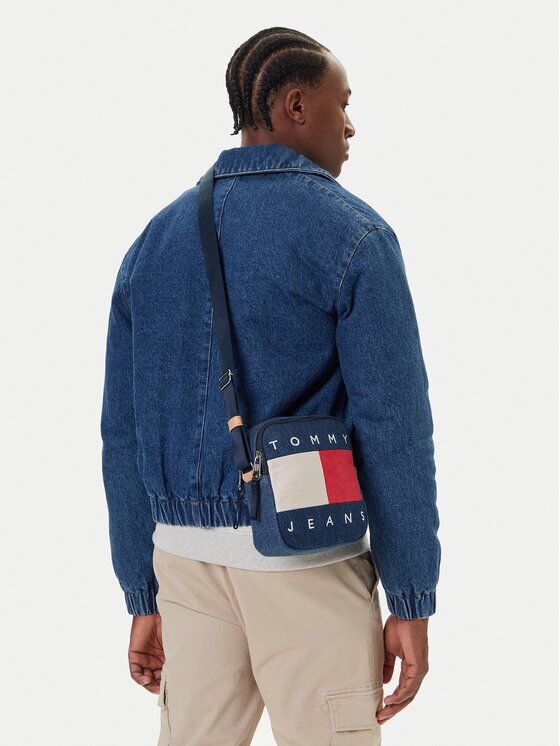 Tommy Jeans Geantă crossover Tjm Archive Denim Reporter AM0AM13814