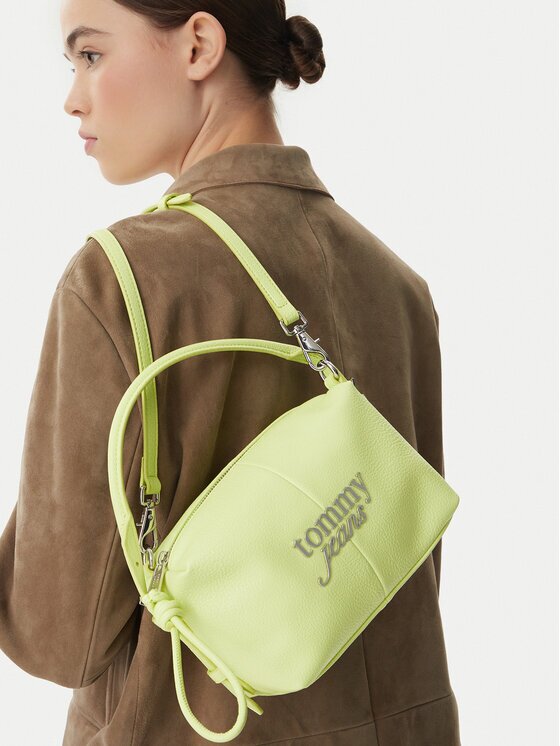 Tommy Jeans Geantă Metal Logo Crossbody Camera Bag AW0AW18470
