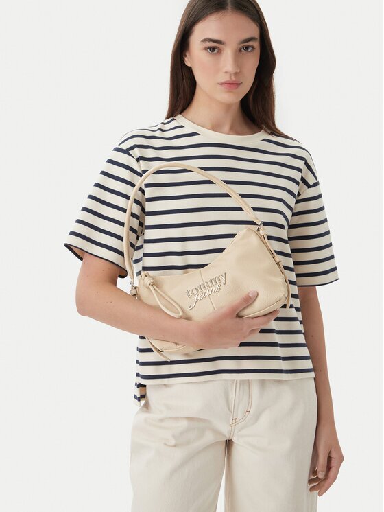 Tommy Jeans Geantă Metal Logo Shoulder Bag AW0AW18468