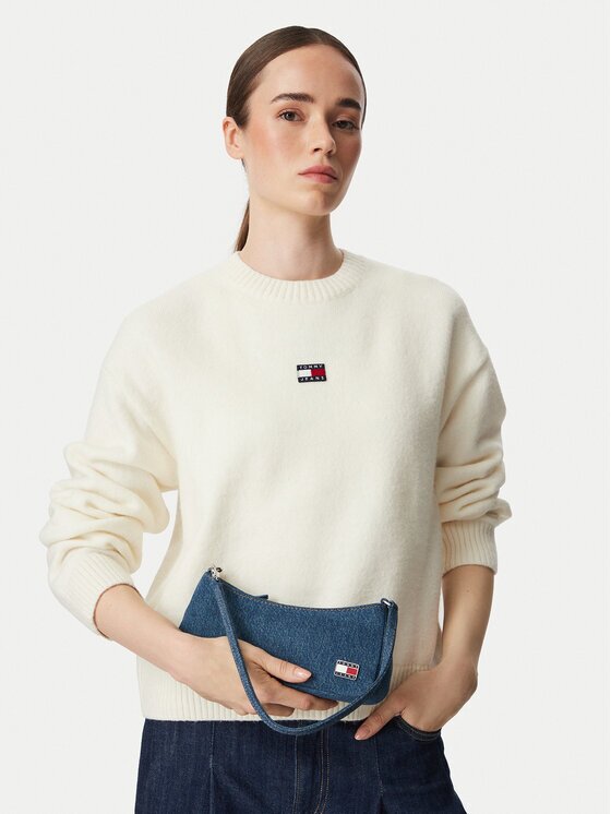 Tommy Jeans Geantă Tjw Cool Denim Shoulder Bag AW0AW19157