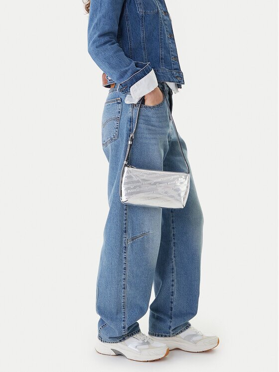 Tommy Jeans Geantă Tjw Must Metallic Shoulder Bag AW0AW18009