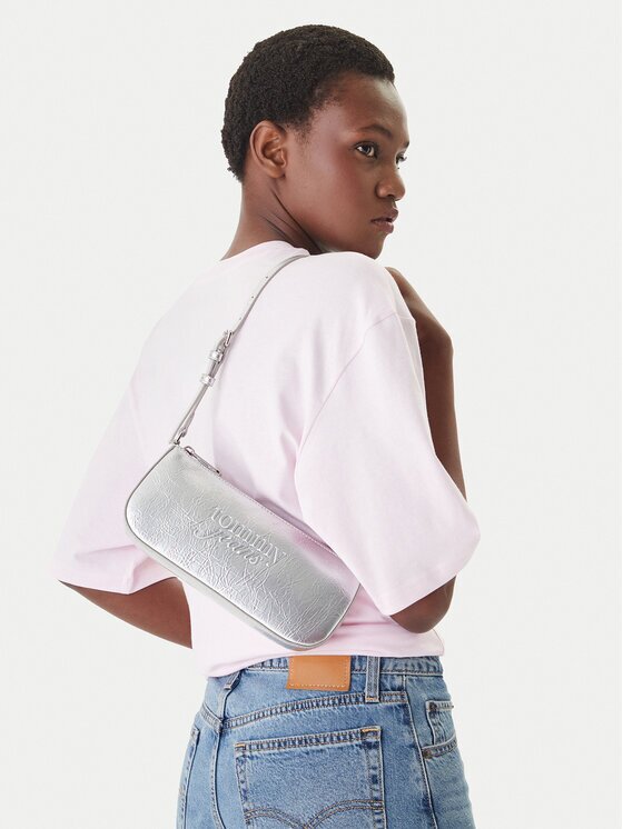 Tommy Jeans Geantă Tjw Must Metallic Shoulder Bag AW0AW18457