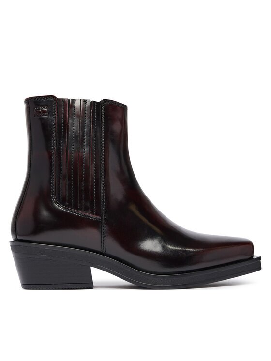 Tommy Jeans Ghete Jodhpur Tjw Brushed Leather Cowboy Boots EN0EN03077