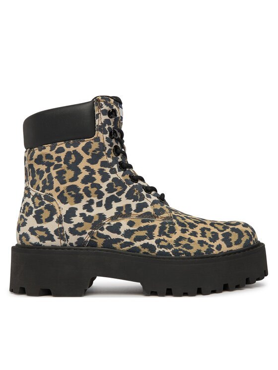 Tommy Jeans Ghete Tjw Platform Cheetah Boots EN0EN03140