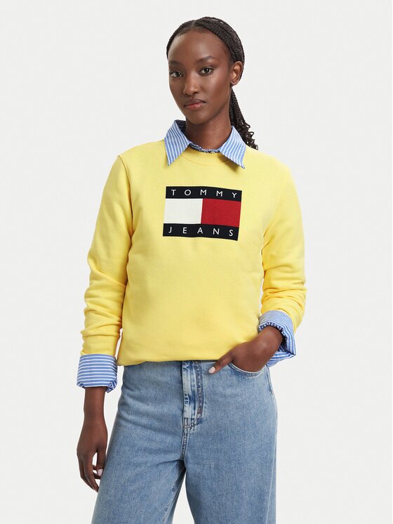 Tommy Jeans Hanorac Flag DW0DW22564 Regular Fit