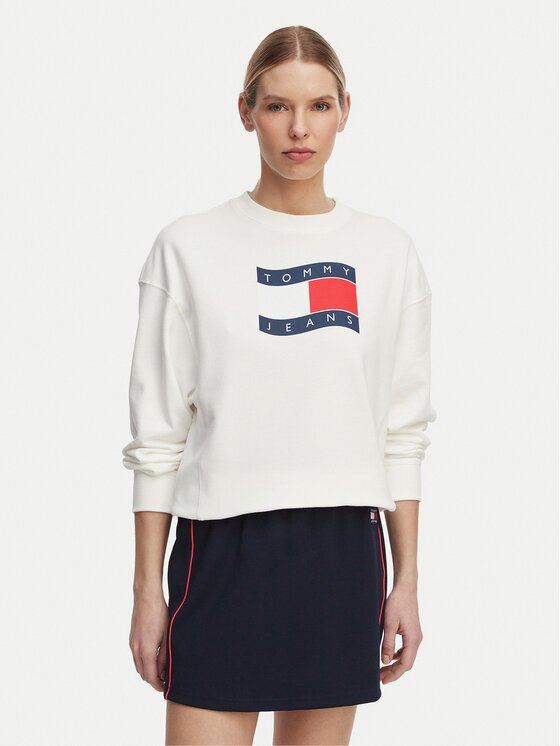 Tommy Jeans Hanorac Wavy Flag DW0DW22742 Boxy Fit