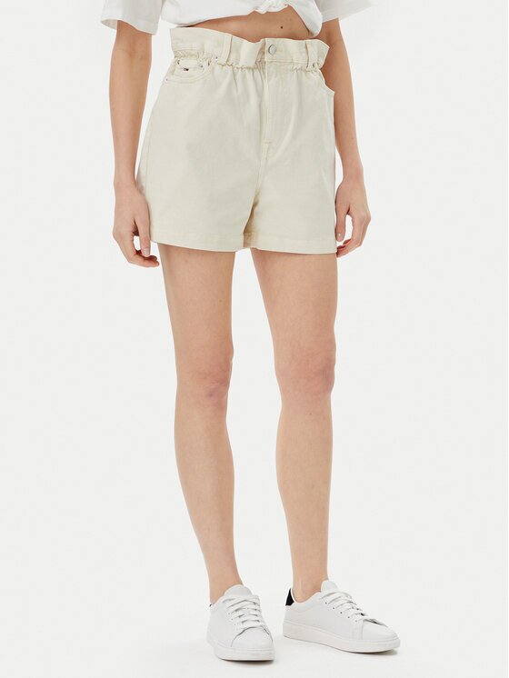 Tommy Jeans Pantalon scurți din material DW0DW21656 Regular Fit