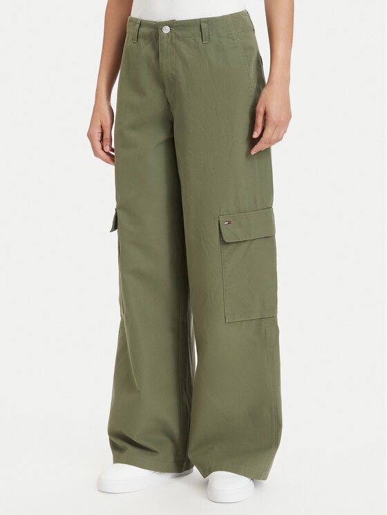 Tommy Jeans Pantaloni cargo DW0DW22749 Wide Leg