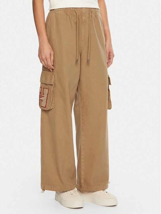 Tommy Jeans Pantaloni din material DW0DW20531 Relaxed Fit