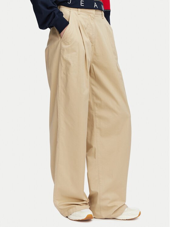 Tommy Jeans Pantaloni din material DW0DW21698 Regular Fit