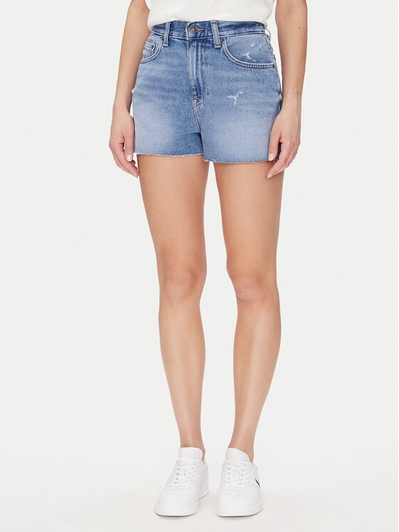 Tommy Jeans Pantaloni scurți de blugi Hot Pant Bi8036 DW0DW20575 Regular Fit