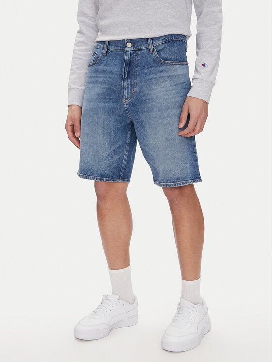 Tommy Jeans Pantaloni scurți de blugi Isaac DM0DM20952 Relaxed Fit
