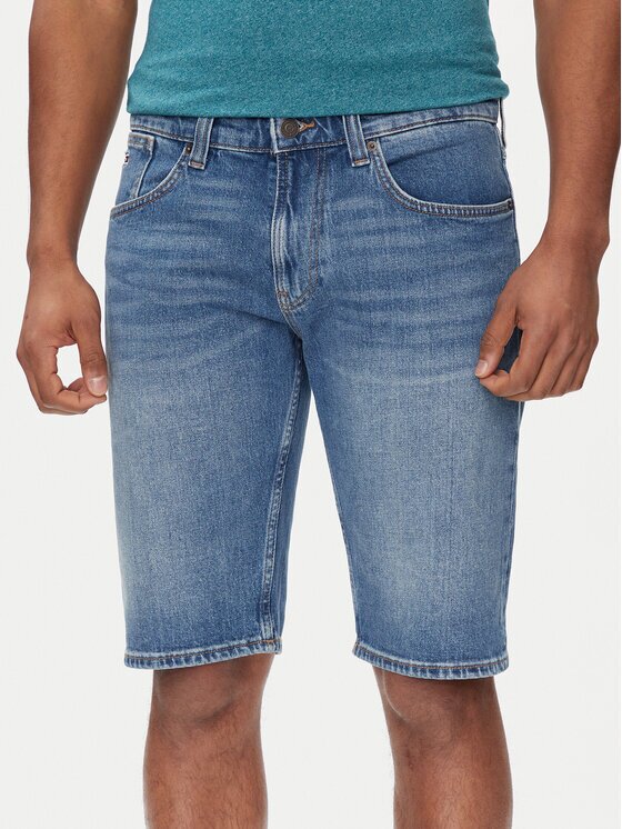 Tommy Jeans Pantaloni scurți de blugi Ronnie DM0DM18792 Slim Fit