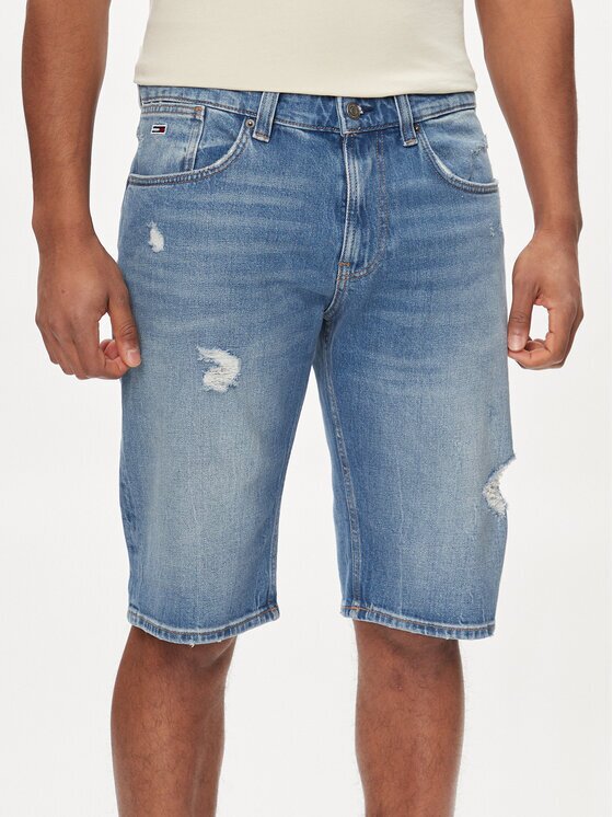 Tommy Jeans Pantaloni scurți de blugi Ronnie DM0DM18794 Slim Fit