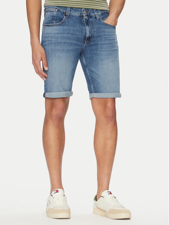Tommy Jeans Pantaloni scurți de blugi Ronnie DM0DM20961 Slim Fit